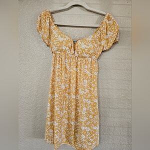 Floral Yellow Dress
